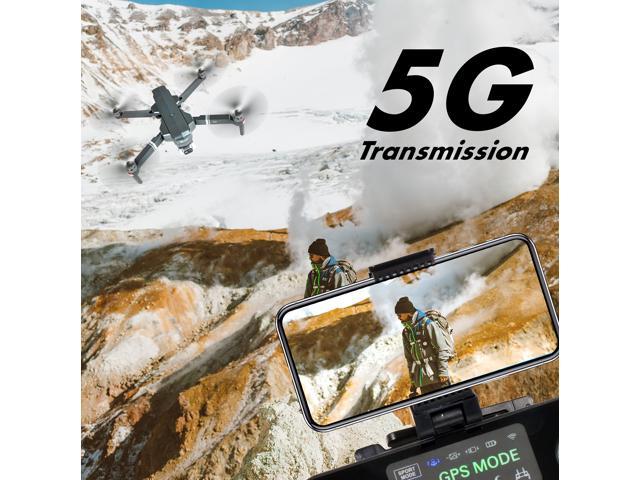 Contixo F35 GPS Drone with 4K UHD Camera 2-Axis Self-stabilizing Gimbal 5G WiFi FPV RC Quadcopter Brushless Drone for Adults, Bonus 64GB SD Card Carrying Case