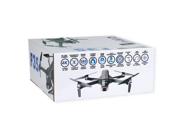 Contixo F35 GPS Drone with 4K UHD Camera 2-Axis Self-stabilizing Gimbal 5G WiFi FPV RC Quadcopter Brushless Drone for Adults, Bonus 64GB SD Card Carrying Case