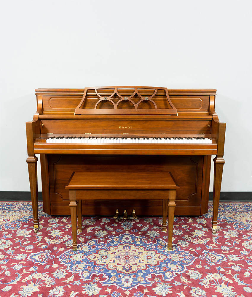 Kawai 801-I Upright Piano Walnut SN: K890064